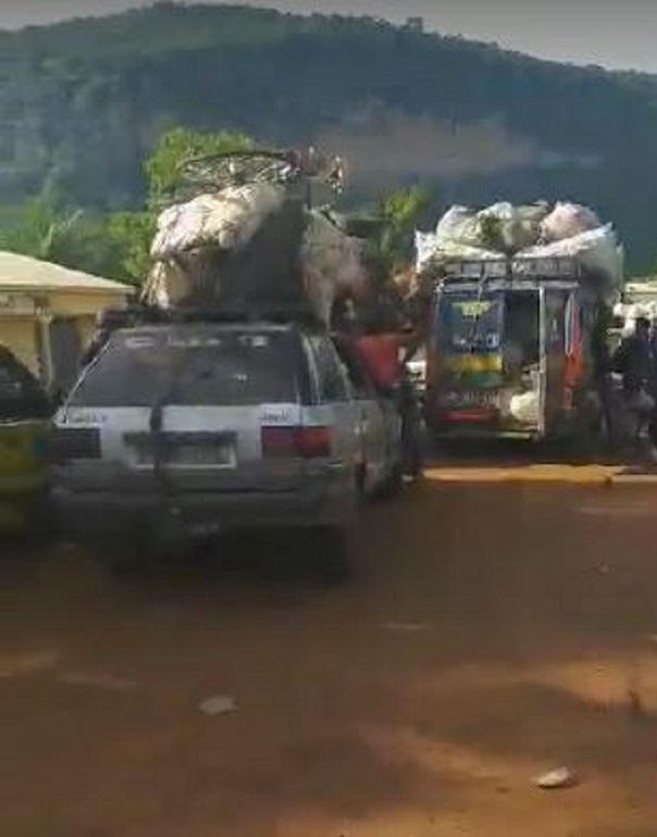 Embouteillage sur la route Coyah-Kindia