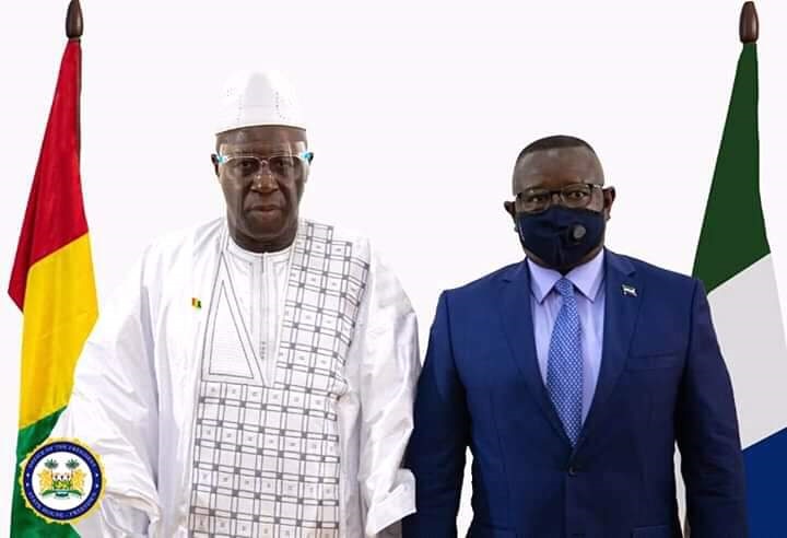 Le général Julius Maada Bio accueille le diplomate Elhadj Tidiane Condé