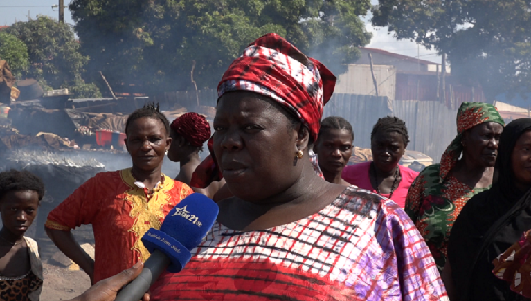 Adama Bangoura, présidente des femmes mareyeuses de Petit bateau