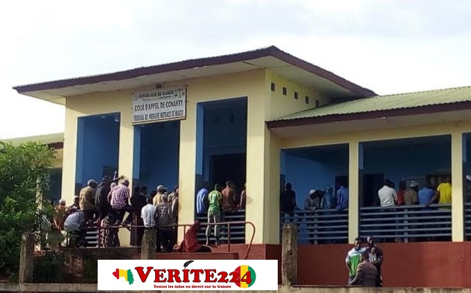 Dans les locaux du Tribunal de première instance de Mamou