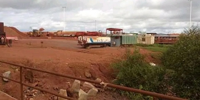 Dans une mine de la préfecture de Boffa