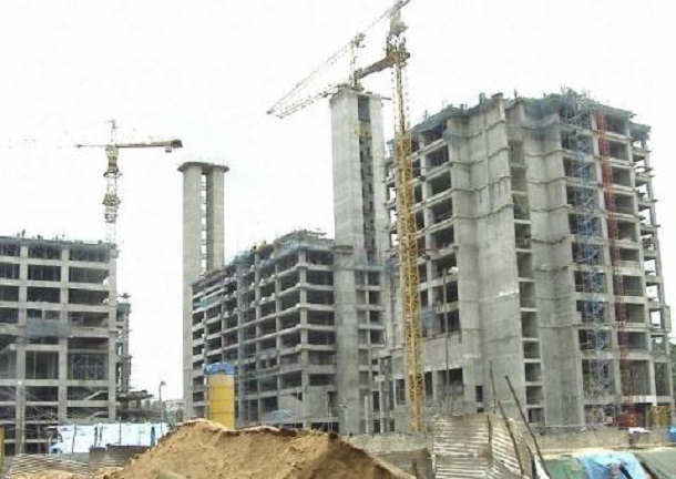 Des immeubles en construction (image d'illustration)