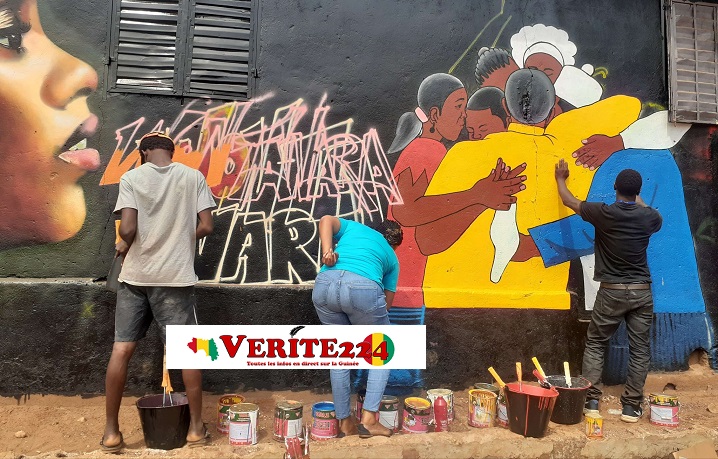 Des migrants retournés formés en graffiti