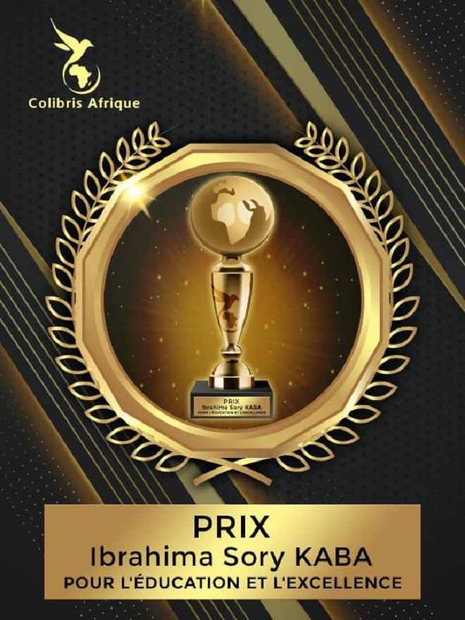 Une affiche du prix Ibrahima Sory Kaba