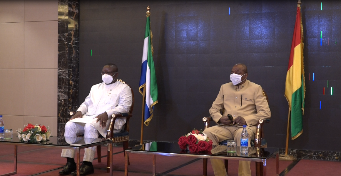 Alpha Condé et Julius Maada Bio