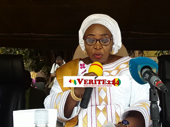 Hadja Aissata Daffé, ministre de l'action sociale et de l'enfance