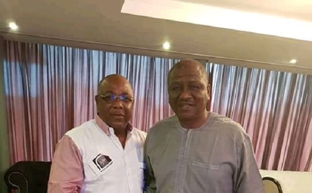 Baidy Aribot avec Hamed Bakayoko