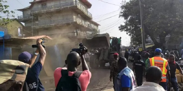 Lors du déguerpissement (image d'illustration)