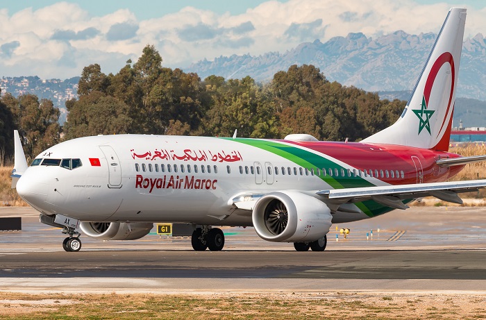 Un Boeing de la compagnie aérienne le Royal Air Maroc