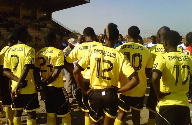 Des joueurs des Espoirs de Labé