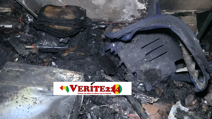 Incendie dans un immeuble