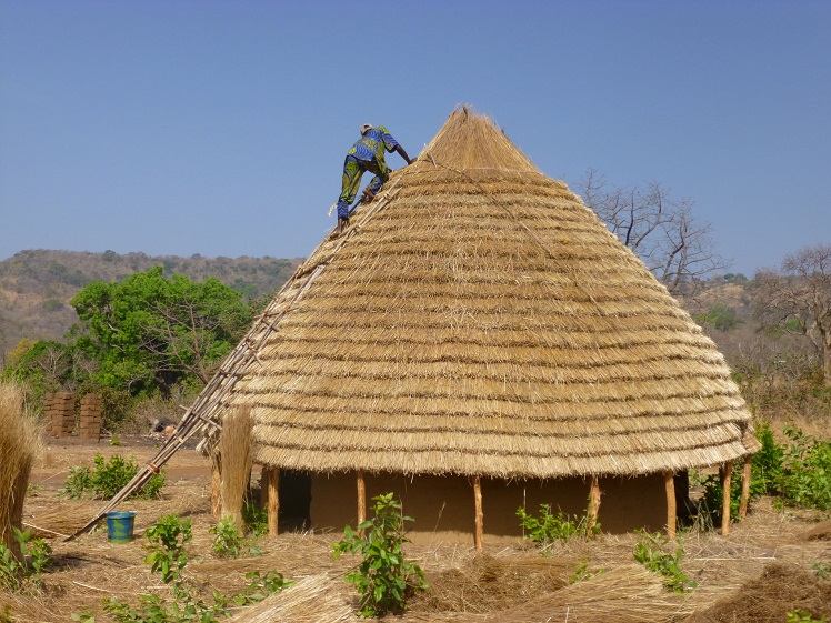 La construction d'une case au Foutah (image d'illustration)