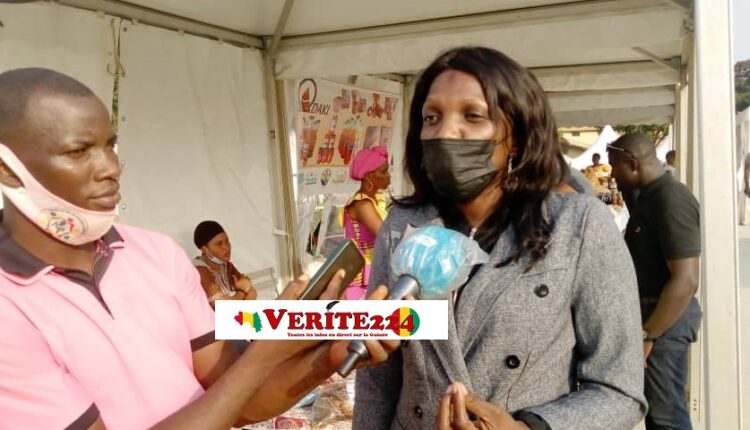 La ministre Hawa Béavogui interrogée par notre journaliste Zézé Guilavogui