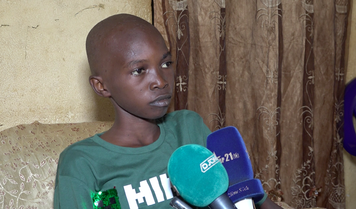 Niankoye Fassou Kolié, souffrant d'une maladie cardiaque