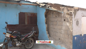 Une maison détruite lors d'une opération de déguerpissement