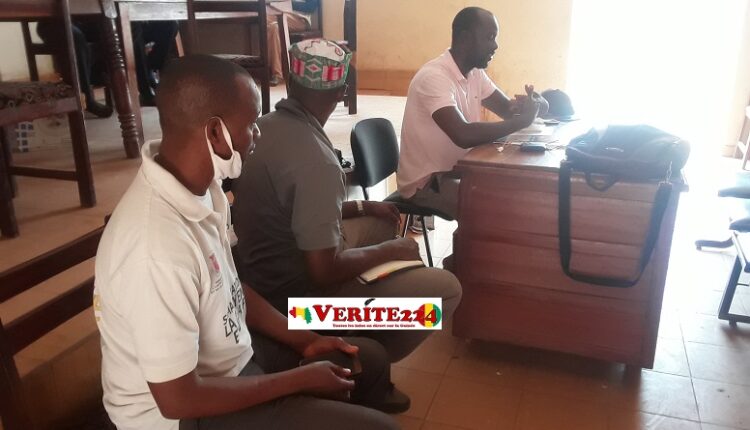 Equipe de gestion du projet des conducteurs de taximoto dans la mairie de Labé