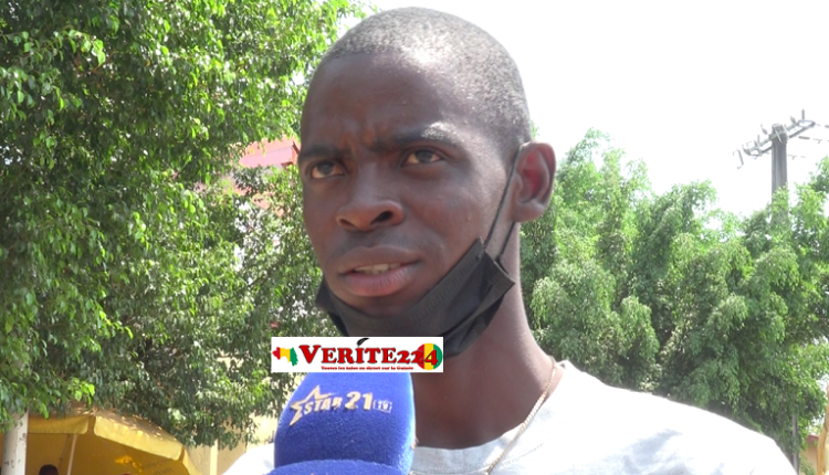 Jean Ibrahima Kamano, étudiant à l'Université Général Lansana Conté de Sonfonia