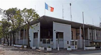 Les locaux de l'Ambassade de France en Guinée