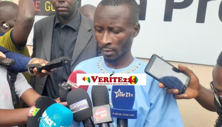 Sékou Jamal Pendessa, secrétaire général du Syndicat des professionnels de la presse de Guinée (SPPG)