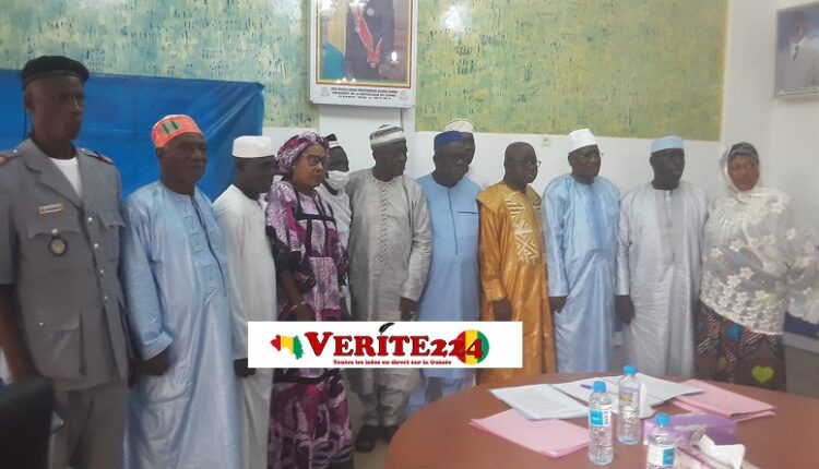 Photo prise lors du conseil d'administration des Douanes