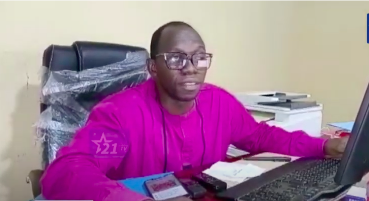 Ibtahima Sory Camara, délégué d'une école à N'Zérékoré