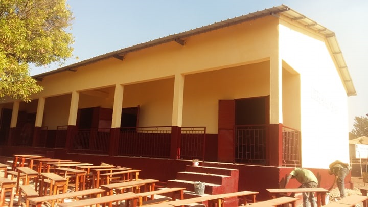 Lors de la rénovation du lycée Hoggo MBouro