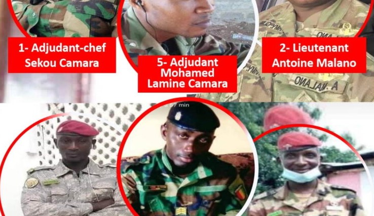 Ces militaires ont été tués lors du coup d'Etat du 5 septembre