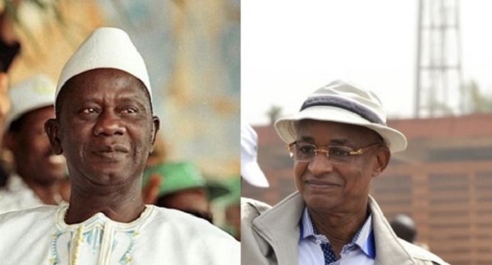Photomontage de Lansana Conté et de Cellou Dalein Diallo