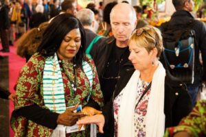 Le stand de la Côte d'Ivoire et de l'Algérie