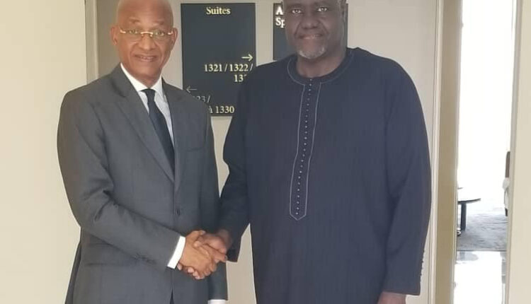 Cellou Dalein Diallo et Moussa Faki à Abidjan