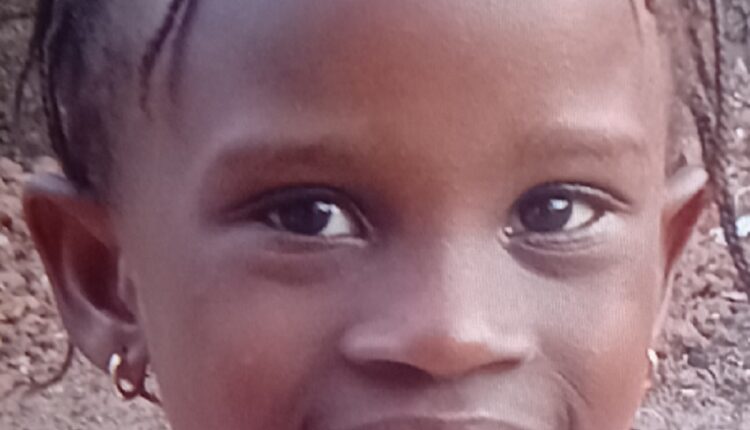 Avis de disparition de Mafoudia Mansaré, une fillette de 6 ans