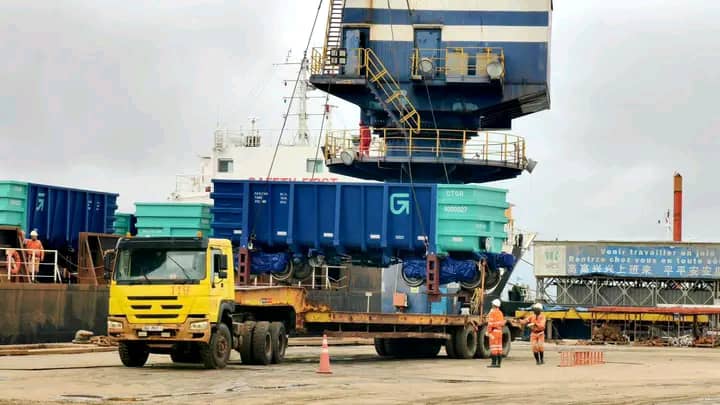 Des wagons de Simandou déployés à Coyah