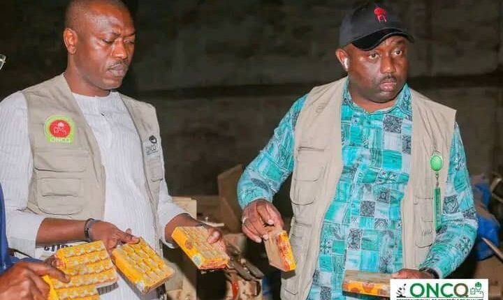 L’Office National de Contrôle de Qualité-ONCQ expose des cubes maggis Jumbo contrefaits