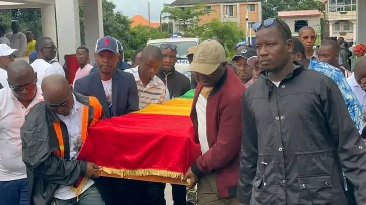 La dépouille mortelle de Daouda Taban Sylla