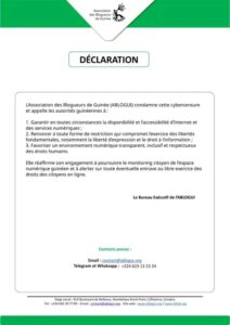 Suite de la déclaration d’Ablgui