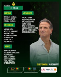 Liste des joueurs du Syli de Guinée 