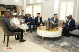 Réunion entre l'entreprise Huawei et le Ministère de la communication