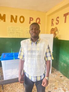 Mohamed Julien Mara, président du Bureau de vote Koumba Diawara