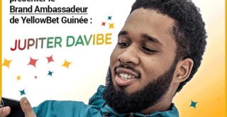 Jupiter Davibe est devenu ambassadeur de ‘’YellowBet Guinée’’